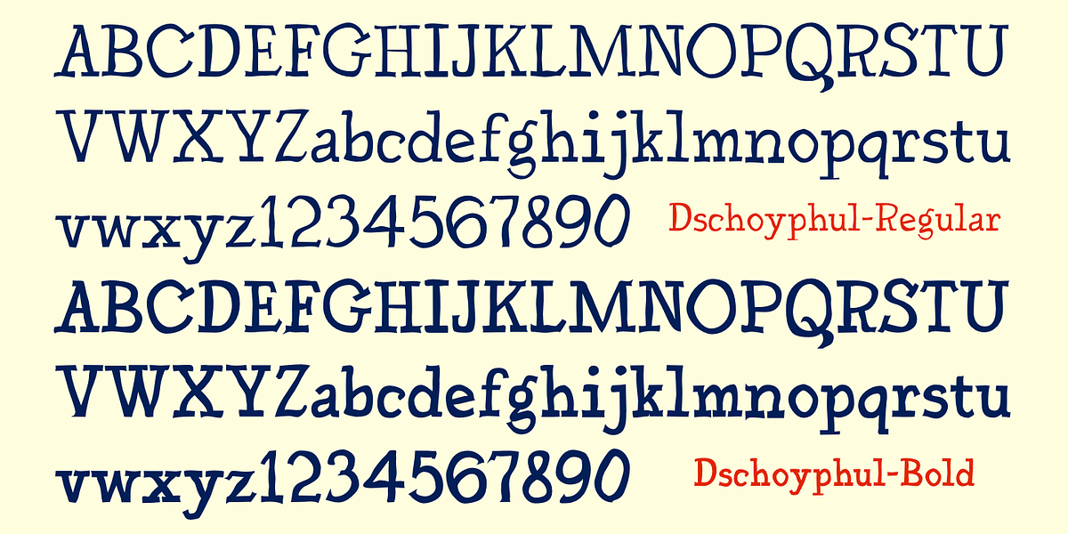 Dschoyphul, a Handwritten Font by Ingrimayne Type (Photo 6 of 7)