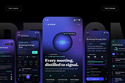 Quorum – AI Meeting Assistant, an UI Kit Template by Pitchlook.Studio (Thumbnail 2 of 4)