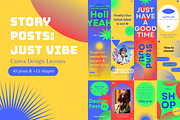 40 Creative Canva Story Layouts, a Social Media Template by Designs by Tan (Thumbnail 1 of 7)