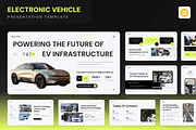 Electric Vehicle Google Slide, a Presentation Template by Annora Studio (Thumbnail 1 of 7)