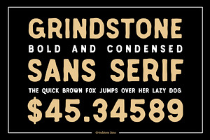 Grindstone Font Family