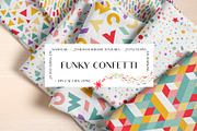 Funky Confetti Patterns, a Pattern Graphic by Briddy (Thumbnail 1 of 13)