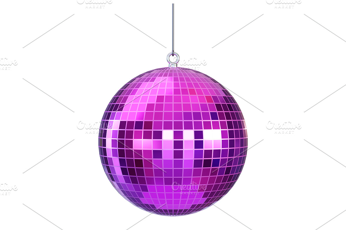 Glossy 3d Disco Ball, an Object 3D Model by Hannet (Photo 2 of 5)