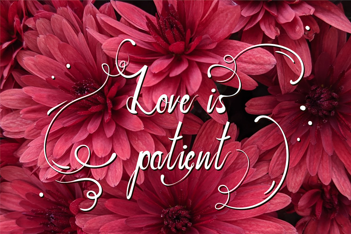 Peonyrose, a Script Font by Esui Studio (Photo 2 of 4)