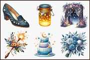 Whimsical Summer Night Wedding Set C, an Illustration by Sublimation Artist (Thumbnail 3 of 6)