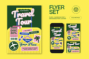 Travel Tour Flyer, a Flyer Template by graphicook (Thumbnail 1 of 3)