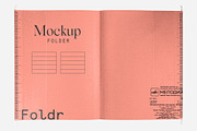 Paper File Folder Mockup, a Product Mockup by Bolderaja1 Studio (Thumbnail 3 of 12)
