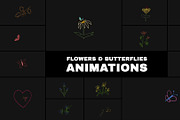 Flowers and Butterflies DaVinci, a Templates & Theme by FlashFXbox (Thumbnail 1 of 2)