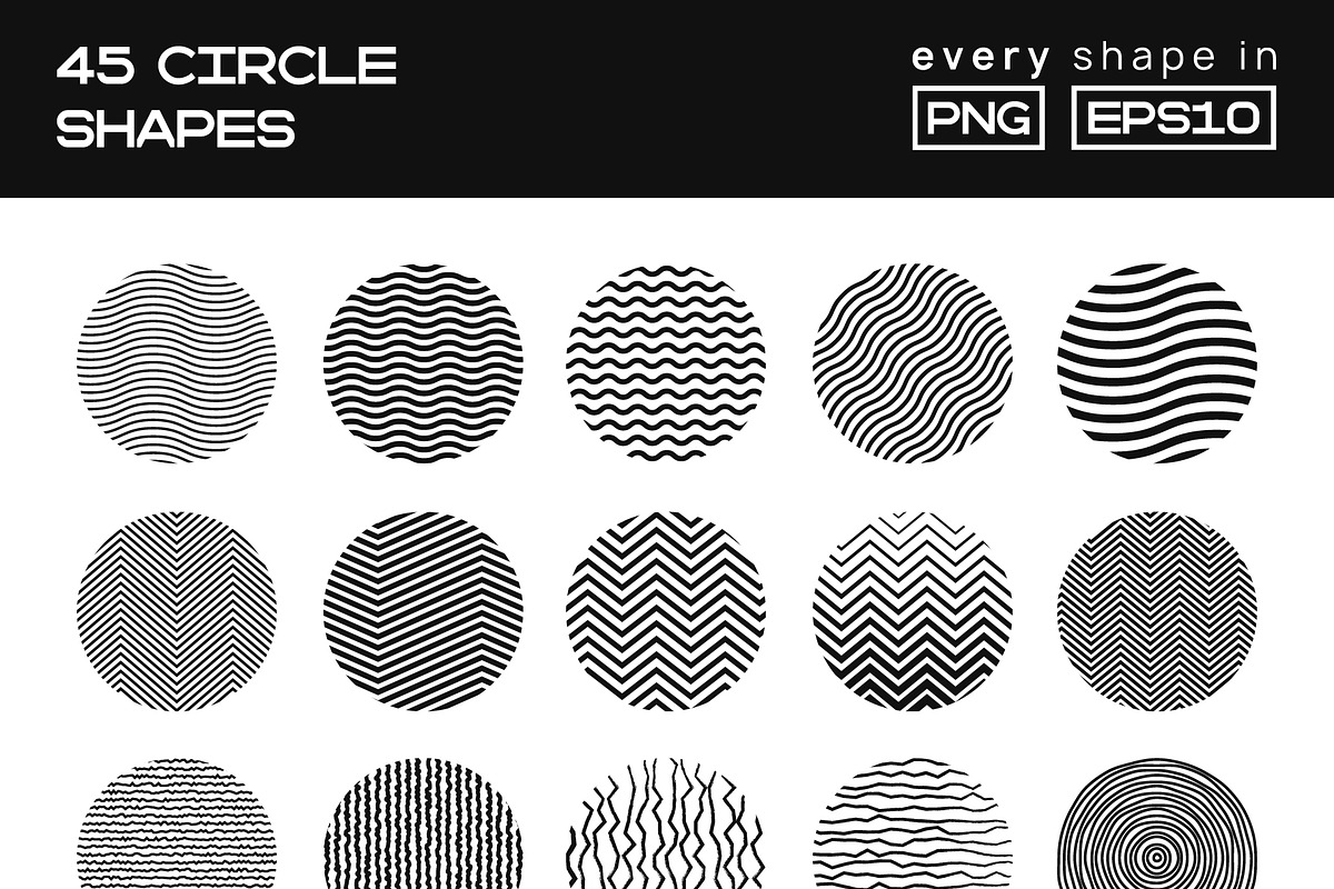 200 Geometric Shapes Vector Design, a Pattern Graphic by craftlove (Photo 2 of 9)