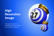 3D Bingo Games Icon, an Object 3D Model by Kohesif Studio (Thumbnail 3 of 6)
