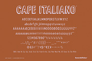 Cafe Italiano - A Hand-Drawn Duo, a Sans Serif Font by Komet & Flicker (Thumbnail 15 of 15)