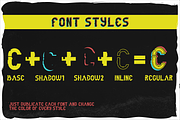 Hologram font + 4 bonus designs, a Font by Heather_insane (Thumbnail 4 of 4)