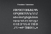 Combine Valentine - Romantic Font, a Serif Font by Iqsiart Studio (Thumbnail 7 of 7)