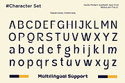 Kanile - Family Aesthetic Sans Font, a Sans Serif Font by Say Studio (Thumbnail 10 of 11)
