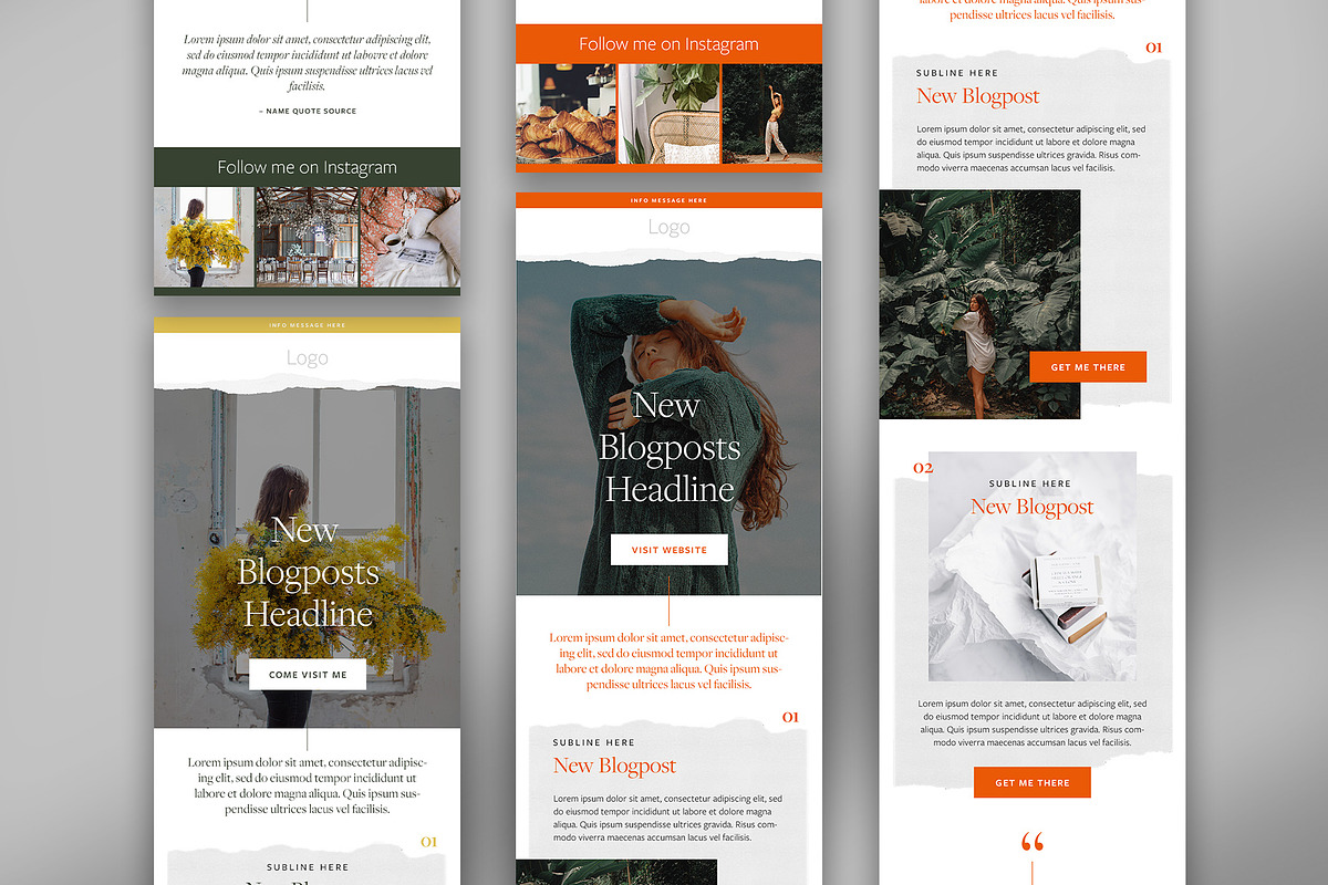 Blog/Influencer Newsletter Template, an Email Template by ONYU Studio (Photo 5 of 5)