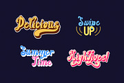 Lightning - A Bold Retro Font, a Script Font by Graphiqa Studio (Thumbnail 6 of 11)