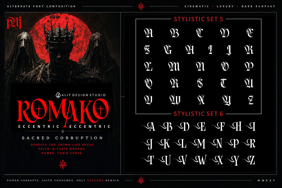 Royal Hatred Typeface, a Blackletter Font by alit design (Photo 12 of 20)