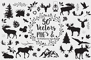 Moose Woodland Vectors & PNG Clipart, an Object Graphic by Leska's Digitals (Thumbnail 1 of 10)