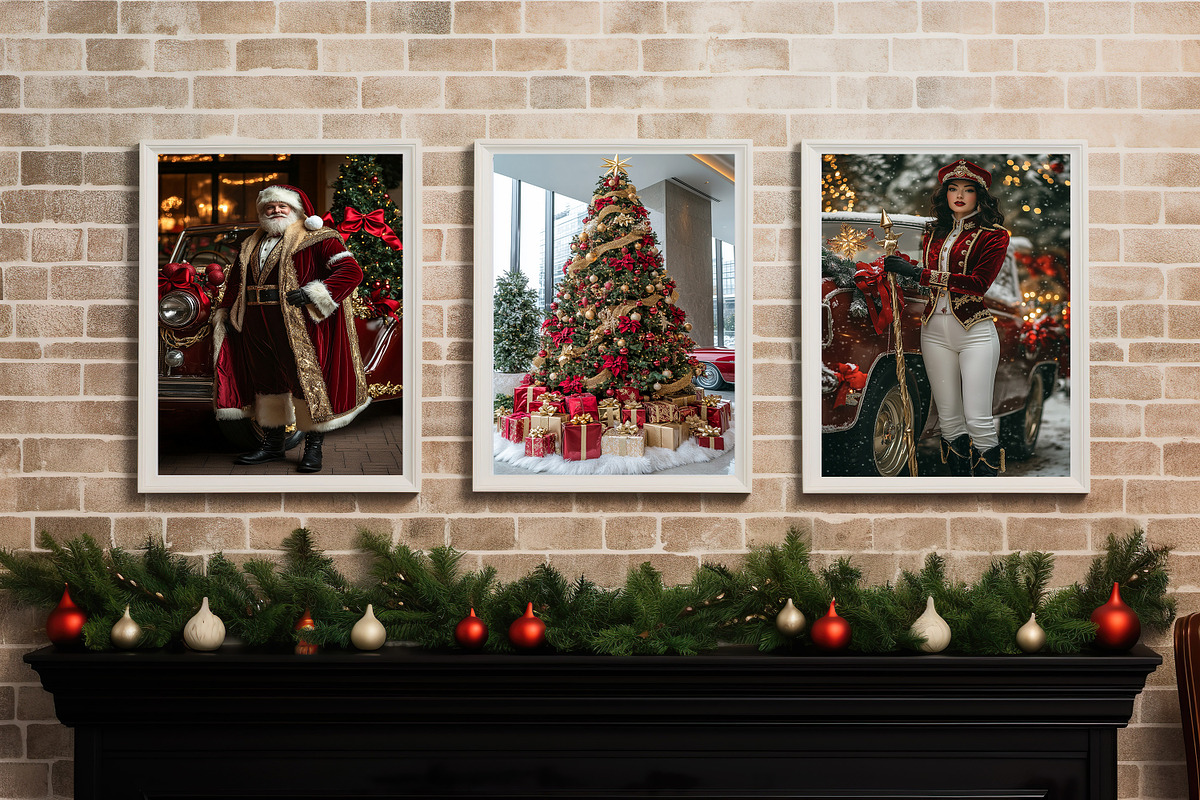 Glamour Fashion Christmas Art Set, a Holiday Photo by PrintablesByFranklyn (Photo 7 of 7)