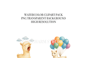 18 Alpaca Clipart, an Animal Illustration by Pati Charm Studio (Thumbnail 4 of 8)