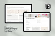 Notion Brand Presentation Template, a Templates & Theme by Swyn.Studio (Thumbnail 1 of 10)