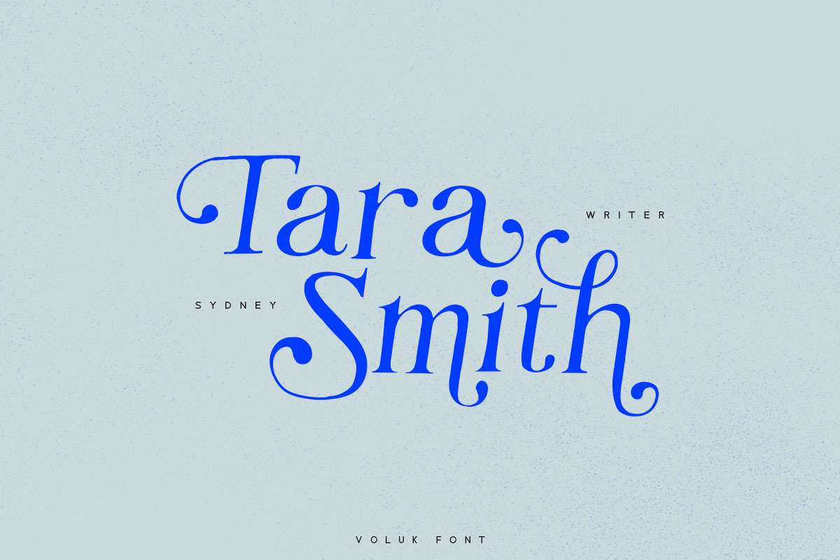 Voluk, a Serif Font by vuuuds (Photo 2 of 7)