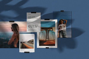 Realistic Moodboard Mockup Kit