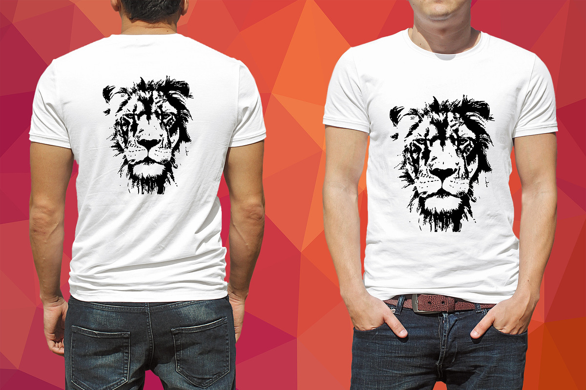 Hand drawn wild Lion, an Animal Illustration by AnastasiyaOleynik (Photo 2 of 2)