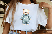 Christmas Polar Bear Sublimation Cli, an Illustration by CrexoraLab (Thumbnail 4 of 5)