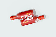 Sauce Bottle Mockup, a Packaging Mockup by SLAB! Design (Thumbnail 7 of 7)