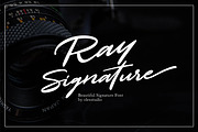 Ray Signature, a Script Font by Olexstudio (Thumbnail 1 of 10)