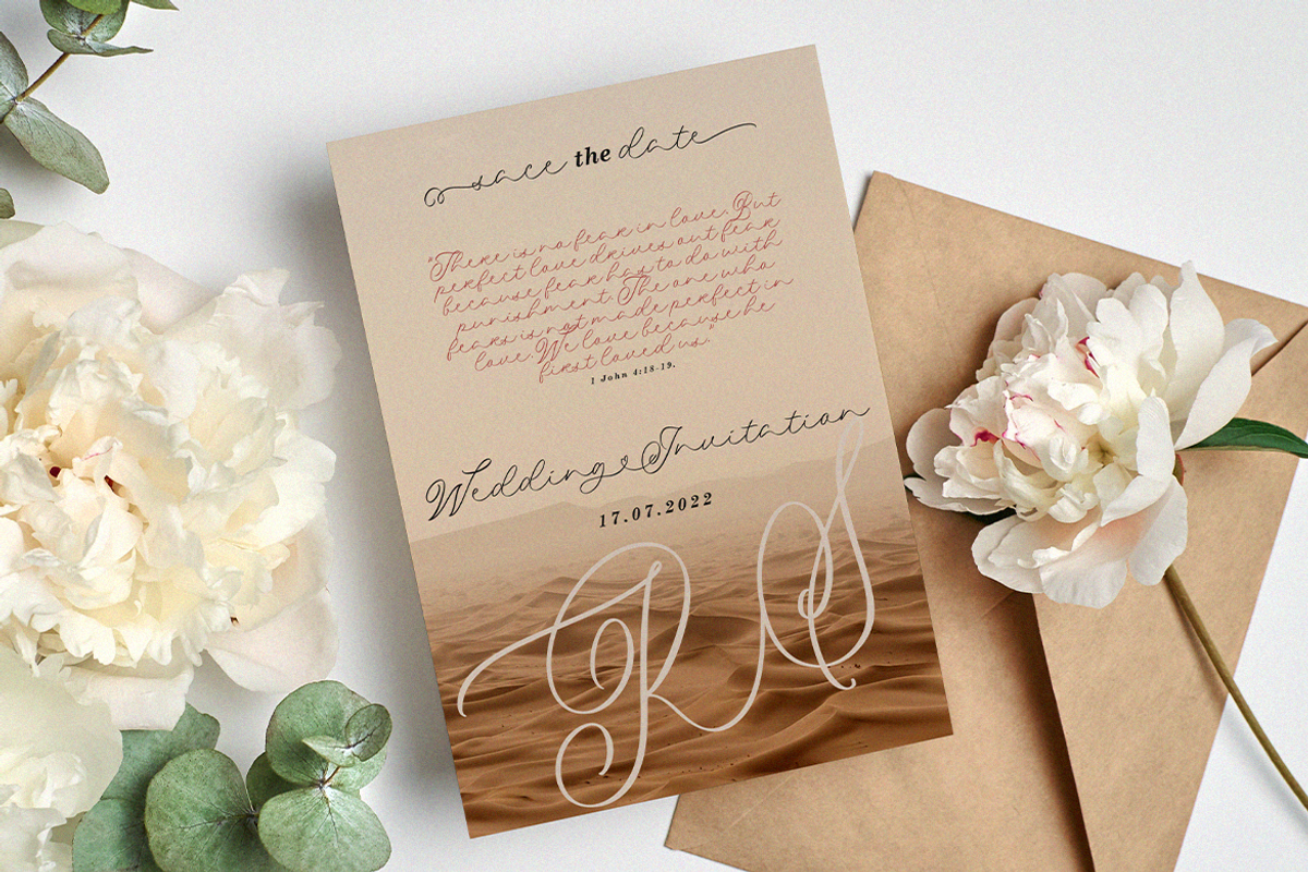 Wedding Couple, a Script Font by Colllab Studio (Photo 18 of 19)