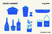 Playful Restaurant Icons | 2-color, a Duotone Icon by Rough Patch Studio (Thumbnail 3 of 7)