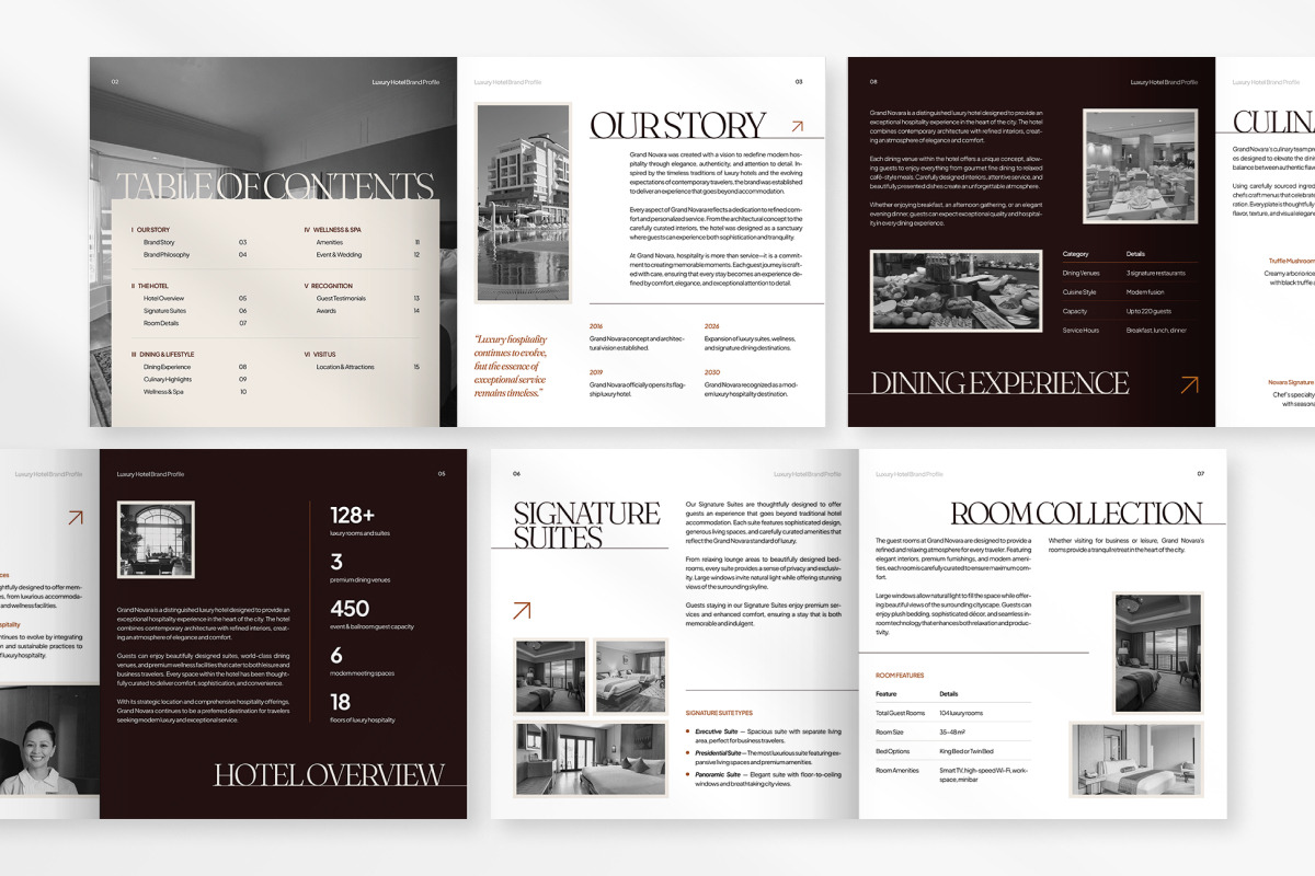 Luxury Hotel Company Profile, a Brochure Template by productype1 (Photo 4 of 6)