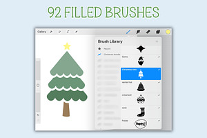 Christmas Procreate Brush Set