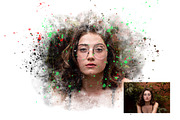 Watercolor Painting Photo Effect, a Layer Style Add-On by WudelMbois Studio (Thumbnail 3 of 3)