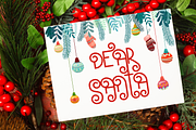 Santa's Beard Curly Christmas Font, a Font by Dancing with Ink (Thumbnail 15 of 30)