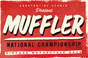 Muffler Brush Hand Lettering font, a Font by Konstantine Studio (Thumbnail 1 of 4)