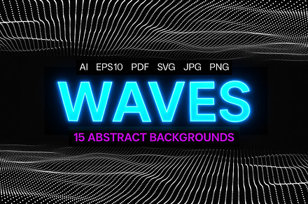 Mesmerizing Glowing Waves, a Technology Illustration by RDShop
