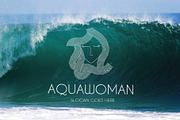 aqua woman logo minimalist elegant, a Branding & Logo Template by Mariyana (Thumbnail 1 of 3)