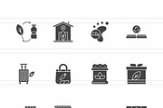 25 Zero Waste Lifestyle Glyph Icons, an Icon by IconBunny (Thumbnail 2 of 2)