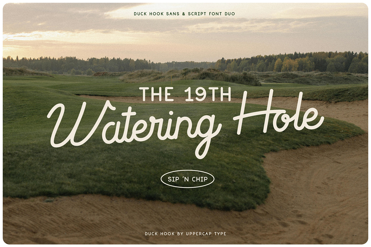 Duck Hook - Script & Sans Font Duo, a Script Font by UppercapType (Photo 9 of 11)