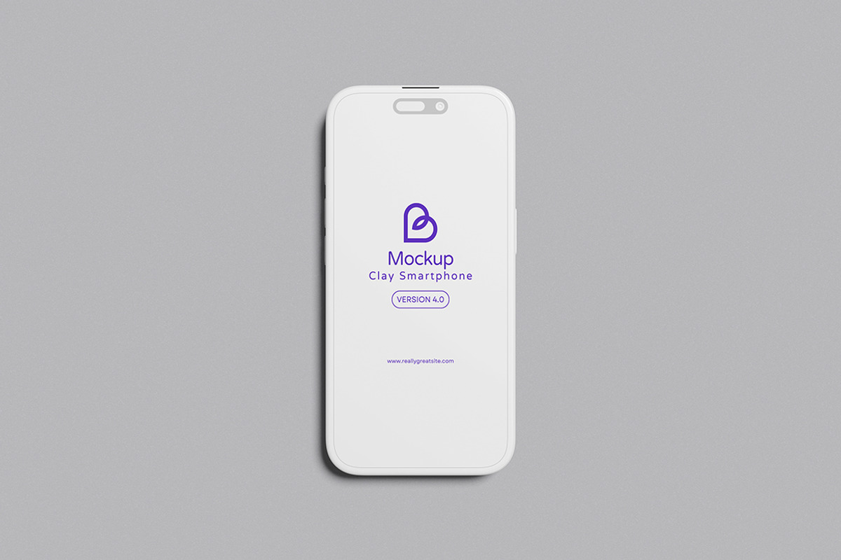 Clay Smartphone Mockup, a Product Mockup by swsi-studio (Photo 3 of 5)