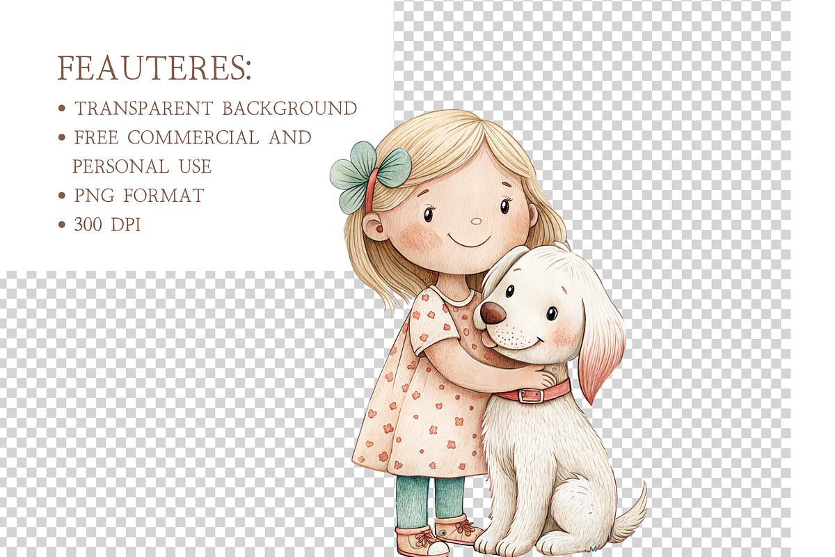 Friendship Animal Clip Art, an Illustration by MockupWizard (Photo 4 of 5)