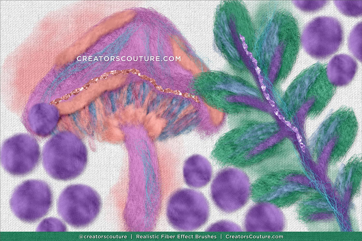 Realistic Fiber Effect Brush Studio, a Brush Add-On by Creators Couture (Photo 20 of 25)