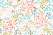 Vector Flower Illustration and Frame, a Decorative Illustration by AnzhelikaGerman (Thumbnail 2 of 4)