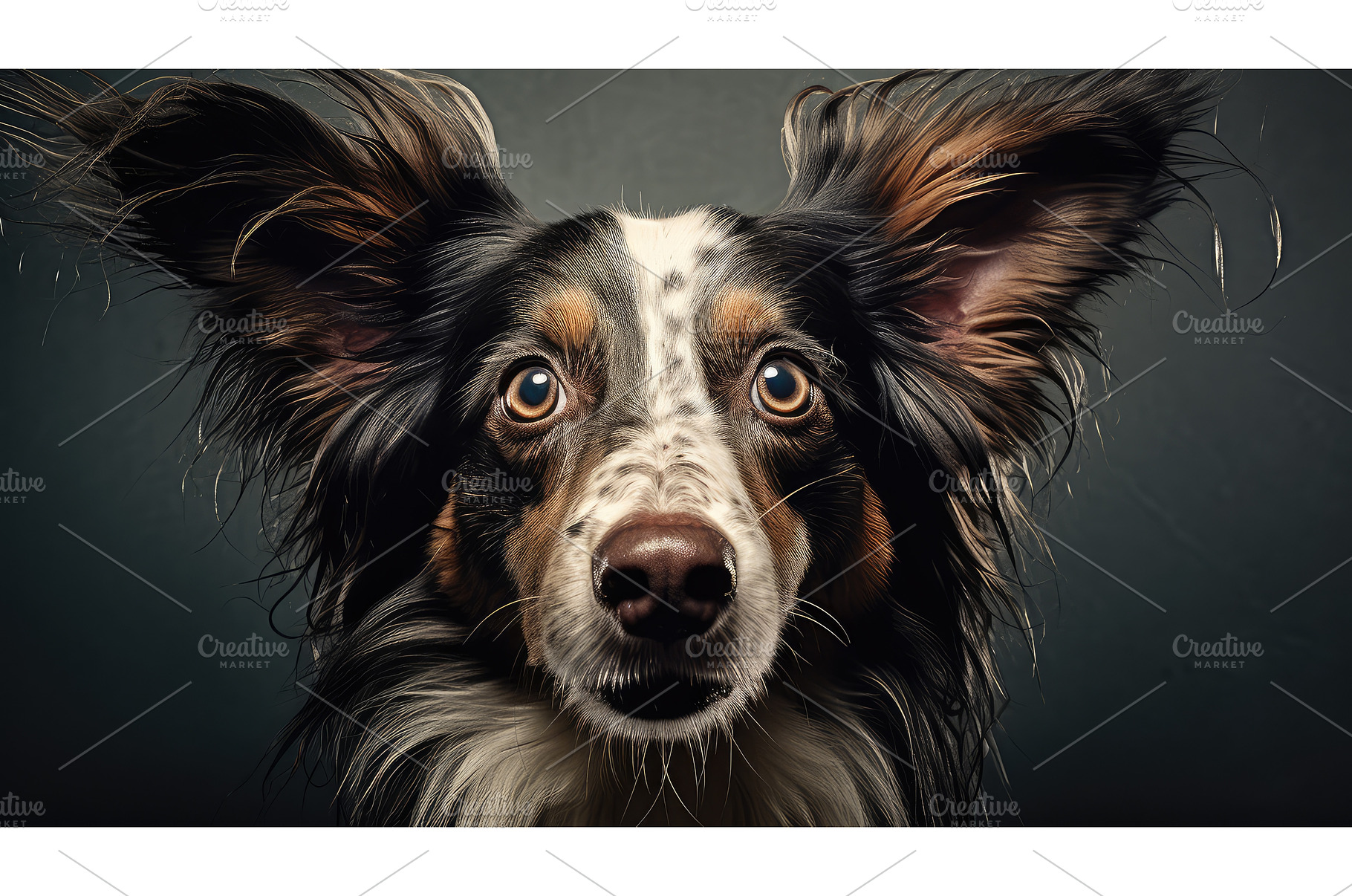 bewildered dog confused ai generated, an Animal Photo by pikepicture