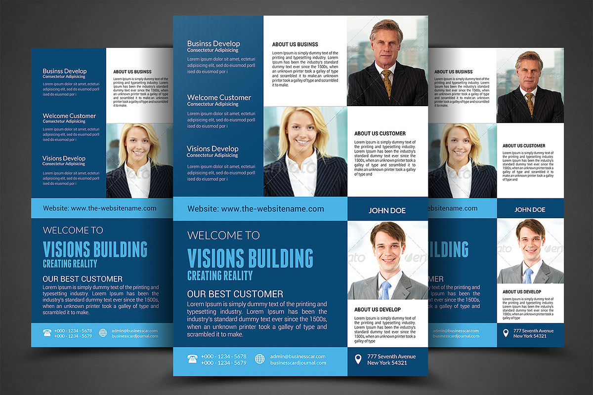 Business Planner Flyer Print Templat, a Flyer Template by AfzaalGraphics (Photo 1 of 4)