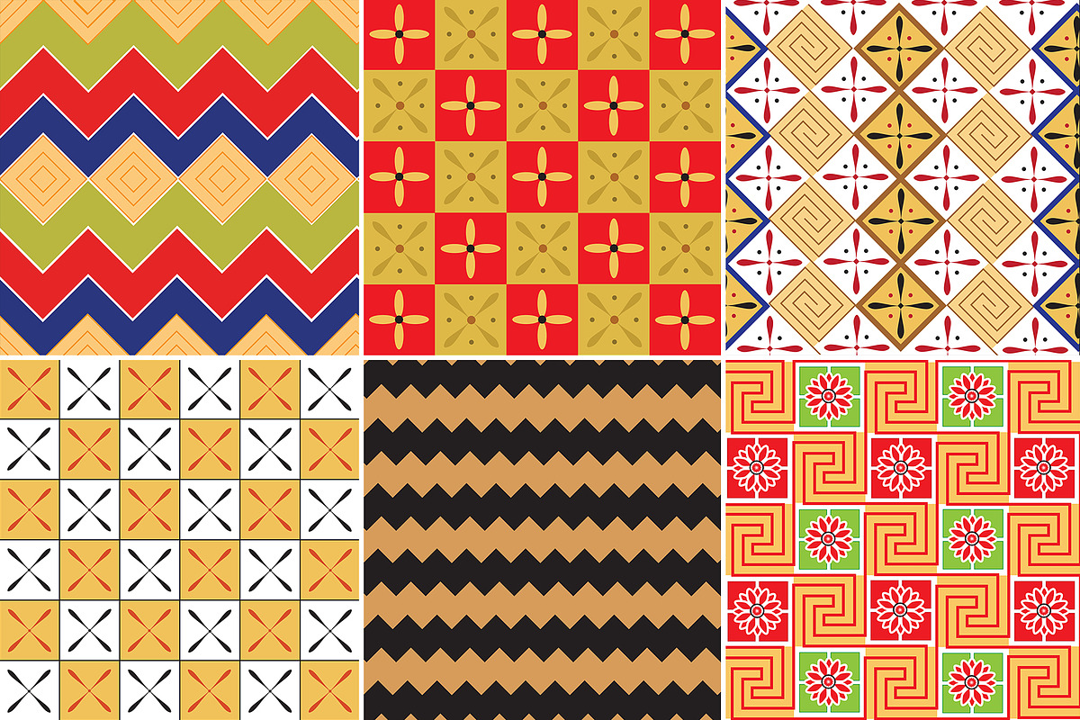 24 Egypt Patterns, a Pattern Graphic by Textures & Backgrounds