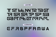 Corpta - Futuristic Tech Modern, a Sans Serif Font by Pandeka Studio (Thumbnail 9 of 9)